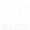 The logo for equal housing opportunity is a drawing of a house.